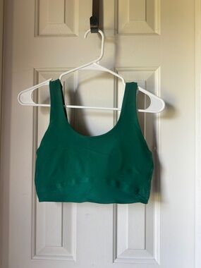All in Motion Green Scoop Neck Sports Bra